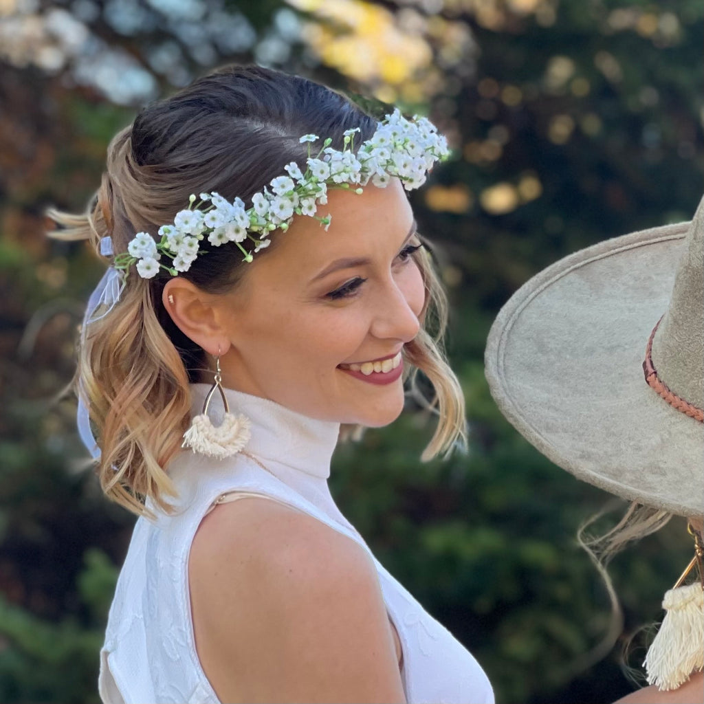 Enchanted Aura, Your Unique Baby's Breath Flower Crown